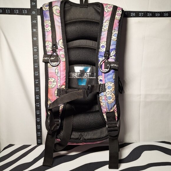 Vibedration Hydration Backpack w/o bladder - purple pink donuts - Used